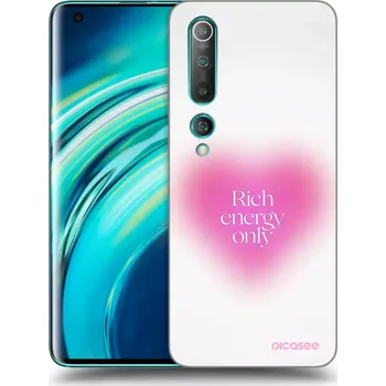 Pouzdro na mobilní telefon Picasee silikonový průhledný obal pro Xiaomi Mi 10 - Rich Energy