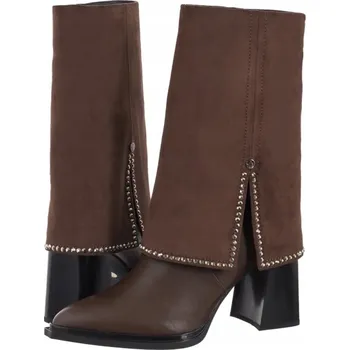 Dámské kozačky Dámské kožené kovbojské boty Kotníkové Boty MACIEJKA K7206-02/00-8 hnědé vel. 38