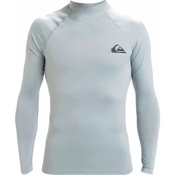 Rashguard Pánské lycrové triko Quiksilver UFP50, dlouhý rukáv - 2XL bílá