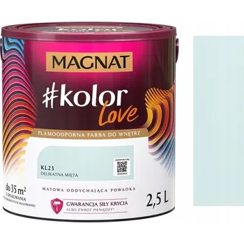 barva na zeď Magnat latexová Barva na zeď 2,5 l Jemná máta matná