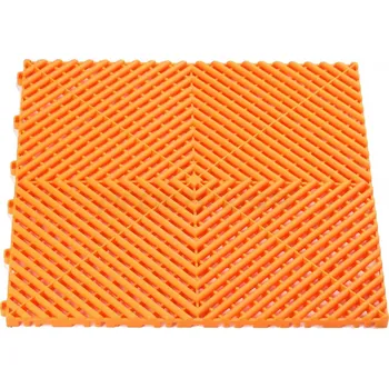 Dlažba Plastová dlaždice, perforovaná, modulární, 40 x 40 x 1,8 cm, různé barvy - Procarosa Barva: oranžová