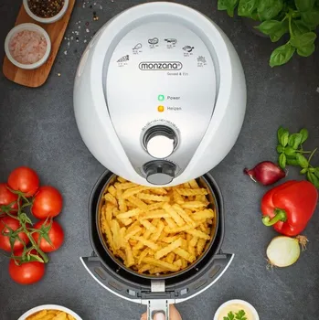 fritéza monzana® Horkovzdušná fritéza 1500W bílá