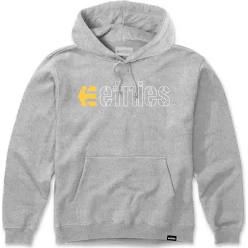 Pánská mikina etnies Pánská mikina ecorp hoodie grey/yellow