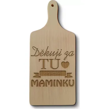 Kuchyňské prkénko Sablio Prkénko Děkuju za tu nejlepší maminku
