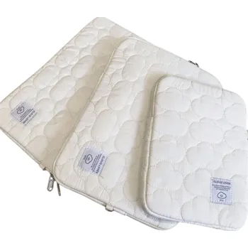 Pouzdro na tablet Pouzdro na tablet 12.9-14 palců Univerzální ochranné pouzdro Bezpečné uložení velkého tabletu Cestovní pouzdro pro každodenní použití Uzavírání na zip bílá