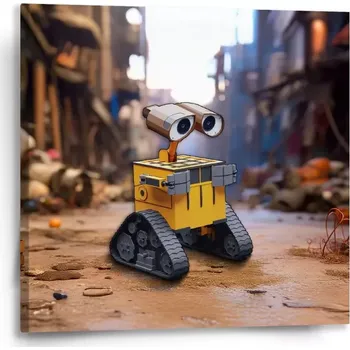 Obraz Sablio Obraz Wall-E robot Město - 50x50 cm