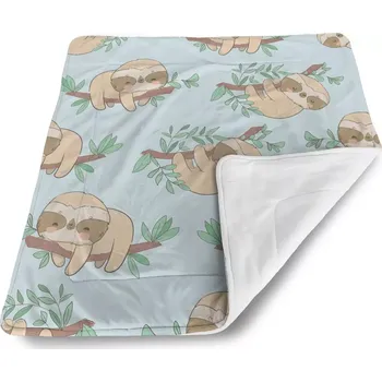 deka Sablio Deka pro miminko Lenochodi na větvi - 80x100 cm