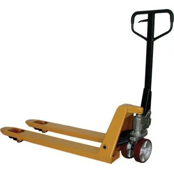 Stavebniny Paletový vozík, do 2000 kg, s rychlozdvihem, polyuretanová řídicí kola
