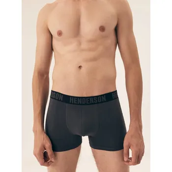 Boxerky Pánské boxerky Henderson s širokým pasem grafitová/černá, Vícebarevné L i384_44186477