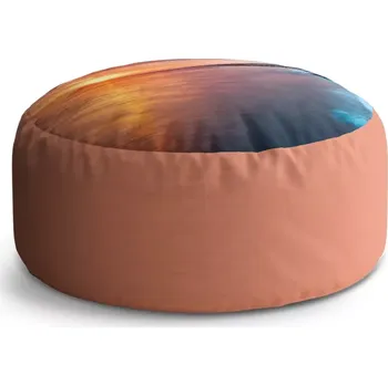 Taburet Sablio Taburet Circle Západ slunce nad mořem: 38x48 cm