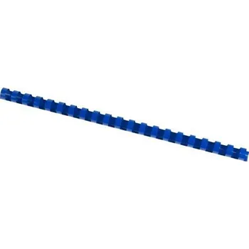 Kancelář Plastový hřbet pro kroužkovou vazbu, modrý, 125 listů