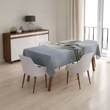 ubrus Sablio Ubrus Bílý kůň 3 - 90x90 cm