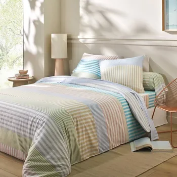 Povlečení Blancheporte Povlečení Ada s potiskem pruhů, bavlna Velikost: povlak na polštář 63x63 cm