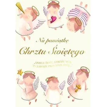 Set školních potřeb Karnet A5 Chrzest - Aniołki