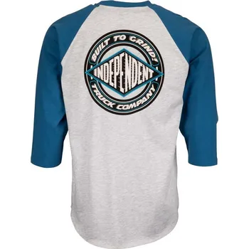 Pánské oblečení INDEPENDENT triko - BTG Shear Baseball Top Vintage Royal Athletic Heather (VINTAGE ROYAL ATHLET) vel