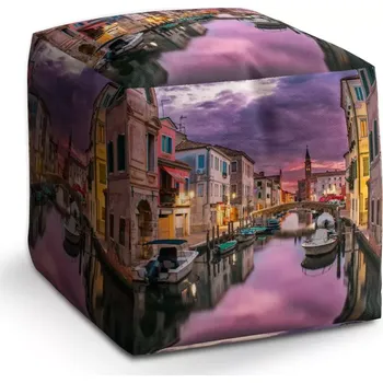 Taburet Sablio Taburet Cube Benátky: 40x40x40 cm