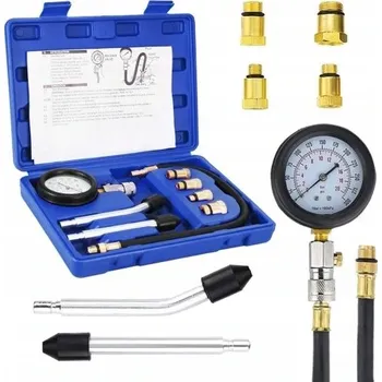 Autoelektronika TESTER TLAKU KOMPRESE VSTŘIKU MĚŘIČ BENZÍNU 0-300 Psi