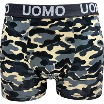 Pánské kraťasy Pánské elastické boxer šortky černé Y0896 Velikost: 3XL