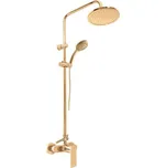 RAV Slezák NL182.5/7ZK - Sprchová sada s baterií NIL kartáčovaná zlatá