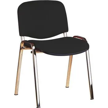 Konferenční židle Manutan Expert ISO Chrom, černá