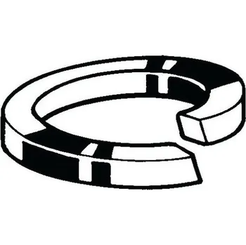 Pružná podložka pro šrouby s válcovou hlavou DIN 7980 Pružinová ocel DIN267-26 Pozinkované M16