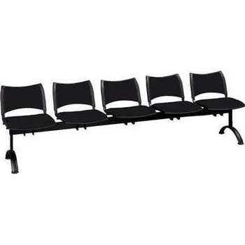 Lavice Smart, pětimístná, černá