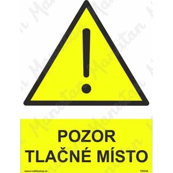 Kancelář Pozor tlačné místo, plast 148 x 210 x 0,5 mm A5