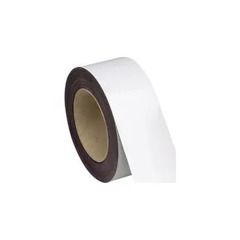 Kancelář Magnetická páska na regály Manutan Expert, 10 m, bílá, šířka 100 mm