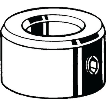 Stavecí kroužek se stavecím šroubem s vnitřním šestihranem DIN 705A/ISO 4027 (DIN 914) DIN 705A/ISO 4027 Nerezocel A2 6X12X8MM