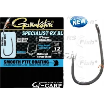Rybářský háček Gamakatsu SPECIALIST RX Háčky na zem 10 ks