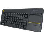Logitech K400 plus/Bezdrátová USB/CZ-SK layout/Černá 920-007151