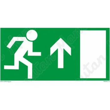 Kancelář Únikový východ průběžný, samolepka 300 x 150 x 0,1 mm