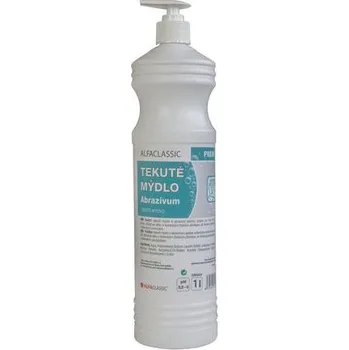 Mýdlo Tekuté mýdlo Abrazivum Premium, 1 l, s dávkovací pumpou