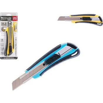 Pracovní nůž Nůž DELI 160mm odlamovací, žlutý