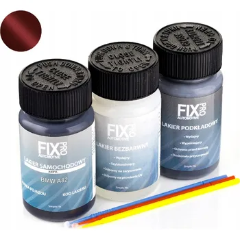 barva a nátěr na dřevo FixPro AUTO LAK BMW A82 + ZÁKLADNÍ NÁTĚR + BEZBARVÝ LAK 50ml