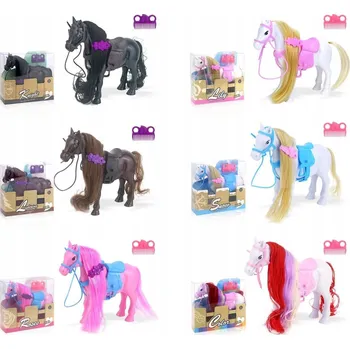 plyšák Alltoys Koník s hřebínkem - hnědý kůň