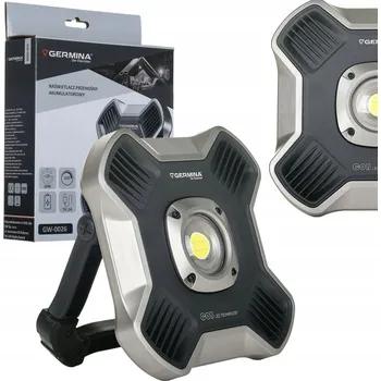 LED REFLEKTOR 10W PRACOVNÍ LAMPA S AKUMULÁTOREM