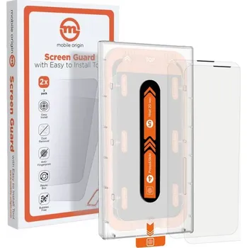 Mobile Origin Orange Screen Guard na Apple iPhone 14 Pro Max s aplikátorem (2 ks) (SGA-i14ProMax-2pk)