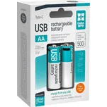 ColorWay AA 2200mAh, Li-Pol, USB-C, 1.5V, 6ks (CW-UBAA-12)