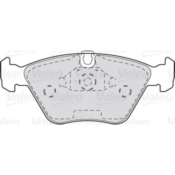 Brzdová destička Sada brzdových destiček, kotoučová brzda VALEO 301310