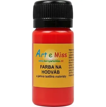 Speciální výtvarná barva Barvy na textil ARTEMISS červená 1 ks 110 ml