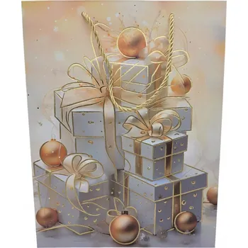 Dárková taška Dárková papírová taška, ozdobná, vánoční, 32/26 cm