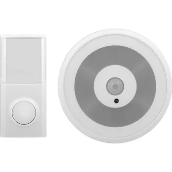 WG Wireless Door Bell/Blue Light (11072) bílý