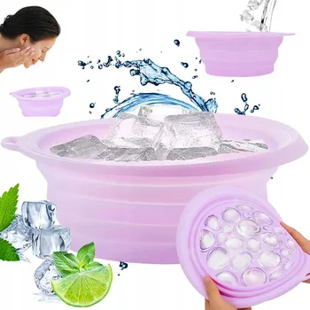 Umyvadlo na desku kulaté Bedee 26 cm fialové