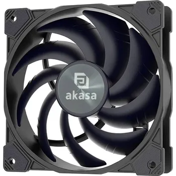 PC ventilátor AKASA Black Two Ball Bearing, 120 mm, PWM (AK-FN128) černý