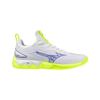 Pánská sálová obuv Mizuno WAVE LUMINOUS 3(U) Sálová obuv White / Lightning Yellow / Dazzlin, UK 8,5, EU 42,5, US 9,5, 27,5 cm