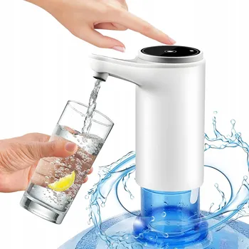 Dávkovač mýdla Elektrická pumpa na vodu dávkovač s USB pro láhev, pumpa na vodu