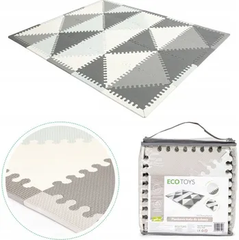 Vzdělávací pěnová podložka EVA puzzle 20 dílů 127x157cm ECOTOYS