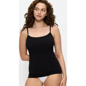 Hladký, pohodlný top na ramínkách Triumph Senseof Modal Spaghetti černý XS