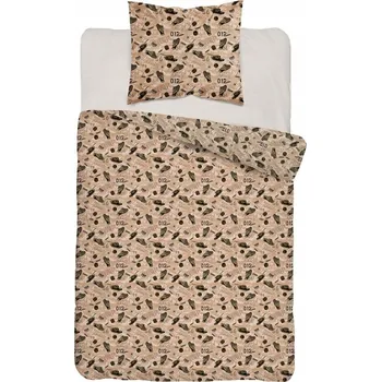 Povlečení Sada povlečení Detexpol 140 x 200 cm béžová